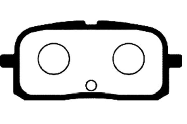 KAVO PARTS Комплект тормозных колодок, дисковый тормоз BP-9054